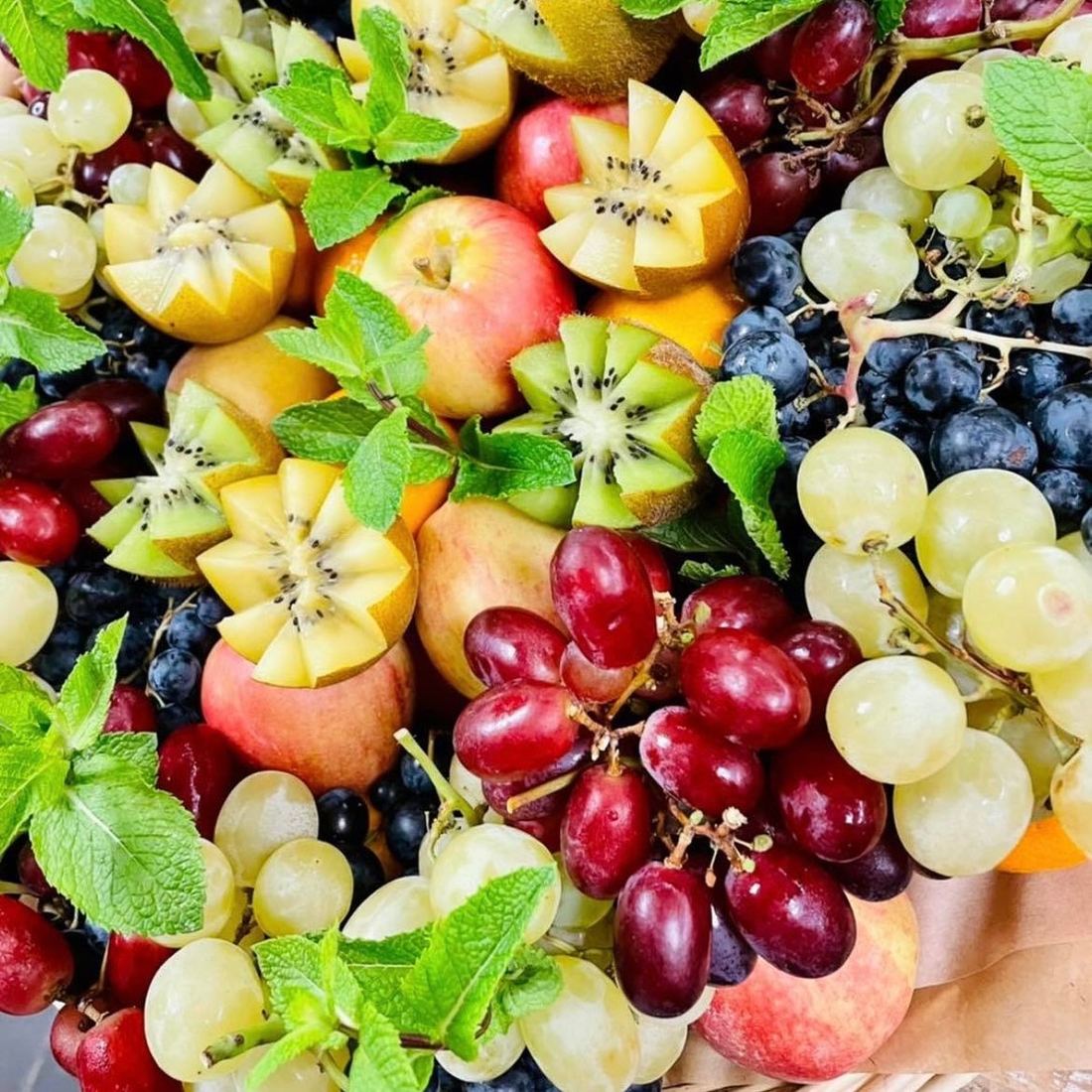 Panier de fruits frais